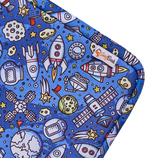 Above and Beyond - Space Inspired Snugbook Water-Resistant High Quality Book Pouch / Book Sleeve