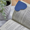Heart Genuine Leather Corner Bookmark - ♥️