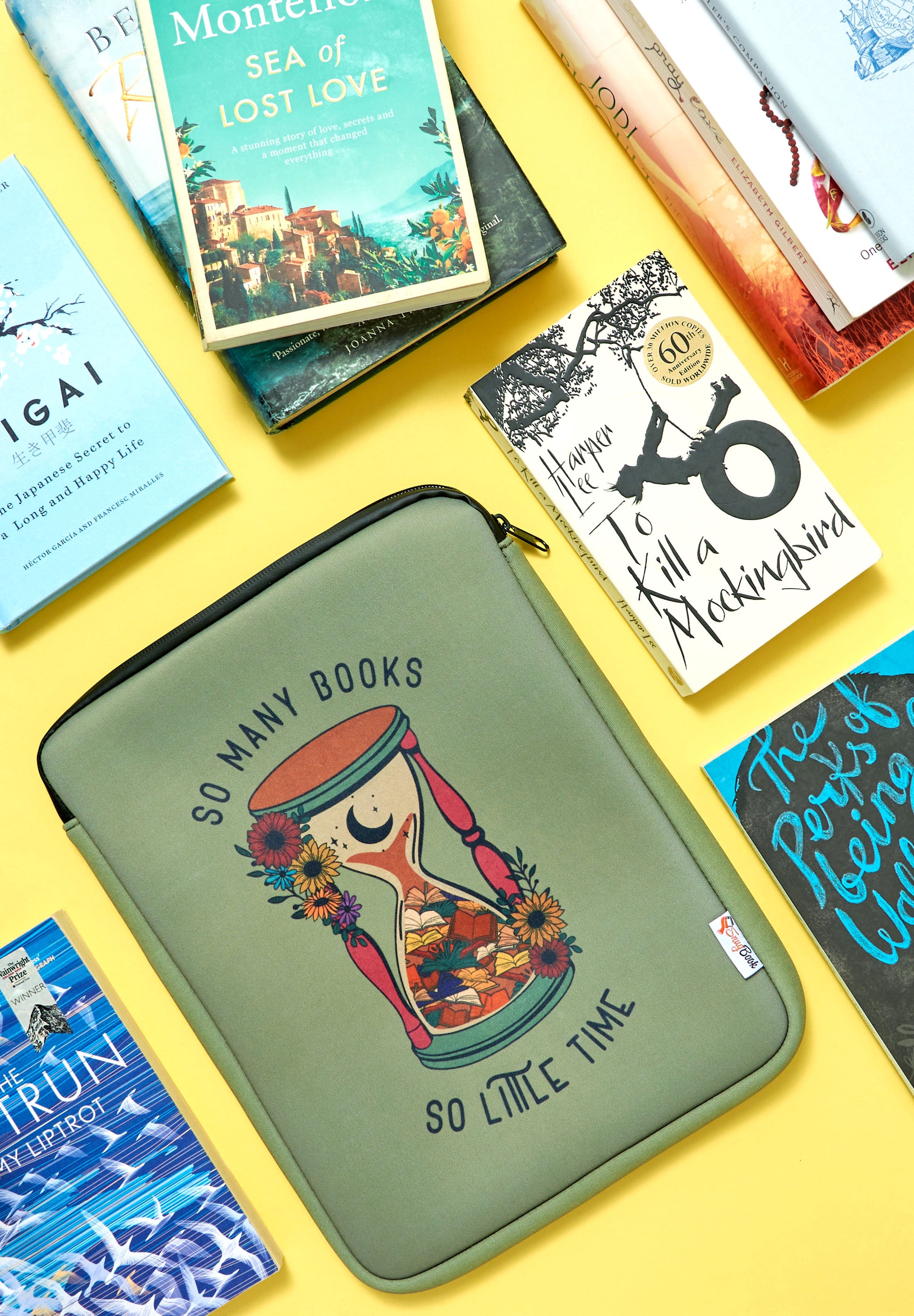 Book Pouch Bibliophile So Many books so little time. book lovers gifts book quotes book sleeves book protection bookish  snugbook 