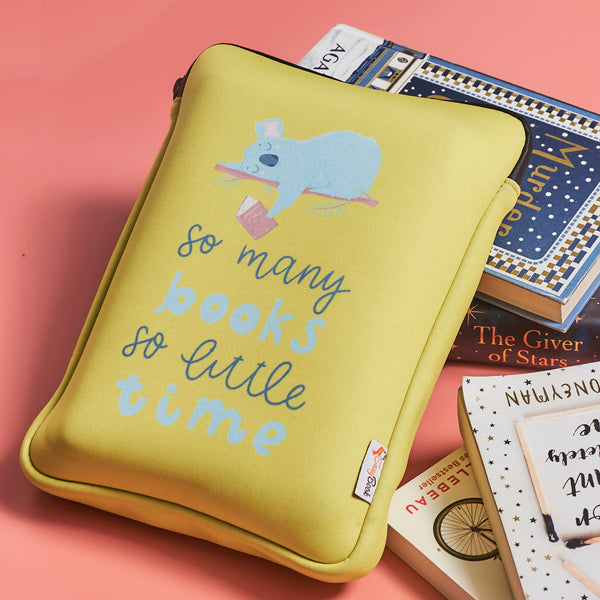 Too Many Books - Water resistant Book Pouch - Snugbook